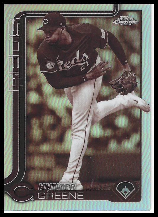 2025 Topps Chrome #91 Hunter Greene Sepia Refractors