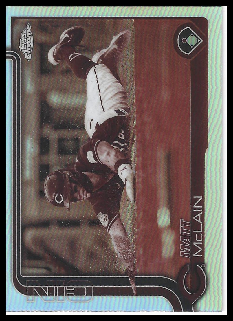 2025 Topps Chrome #278 Matt McLain Sepia Refractors