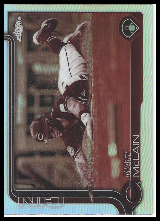 2025 Topps Chrome #278 Matt McLain Sepia Refractors
