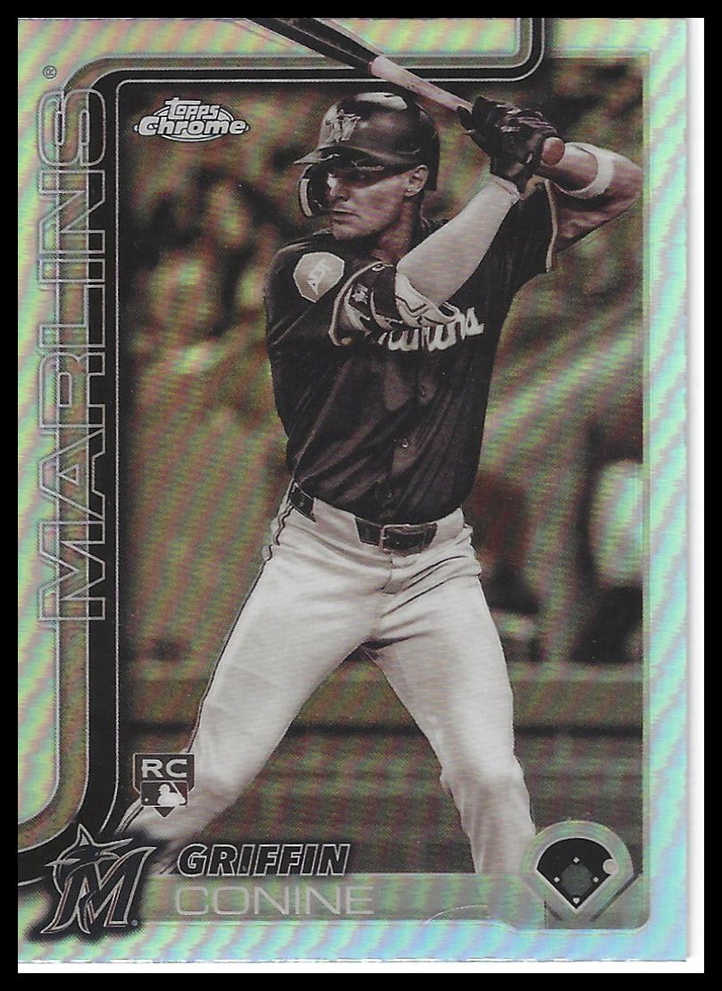 2025 Topps Chrome #86 Griffin Conine Sepia Refractors
