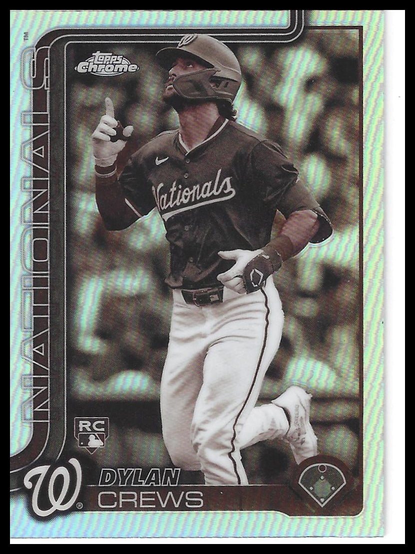 2025 Topps Chrome #146 Dylan Crews Sepia Refractors