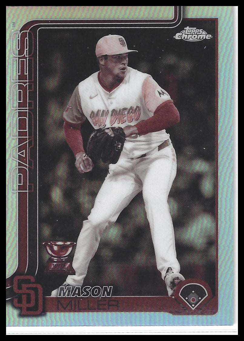 2025 Topps Chrome Update #USC195 Mason Miller Sepia Refractors