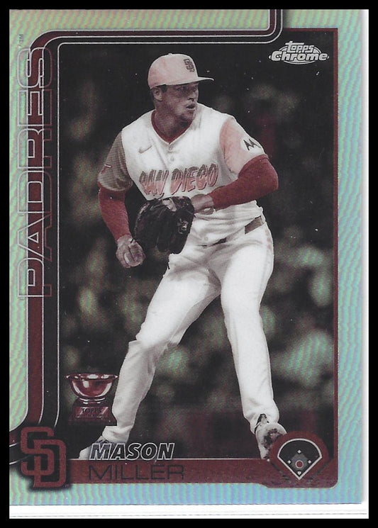 2025 Topps Chrome Update #USC195 Mason Miller Sepia Refractors