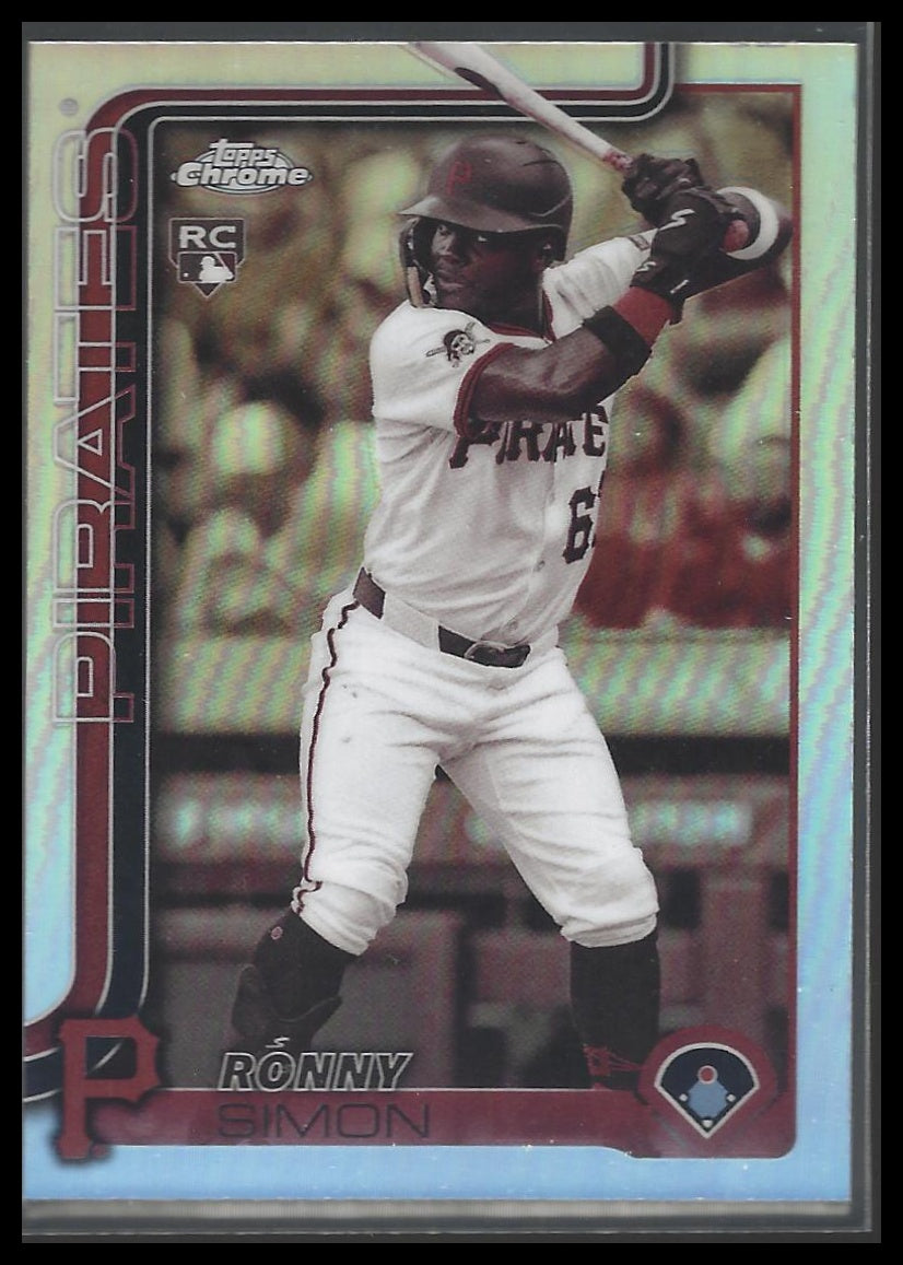 2025 Topps Chrome Update #USC35 Ronny Simon Sepia Refractors