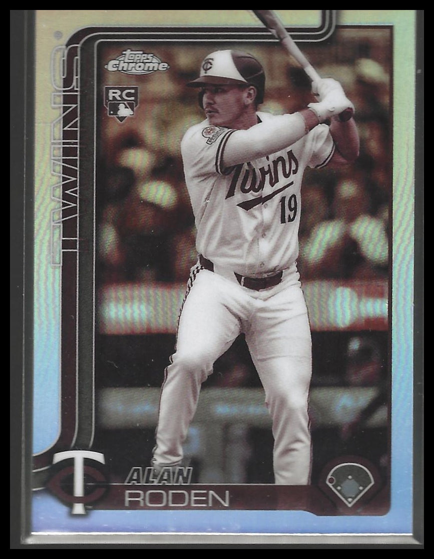 2025 Topps Chrome Update #USC41 Alan Roden Sepia Refractors