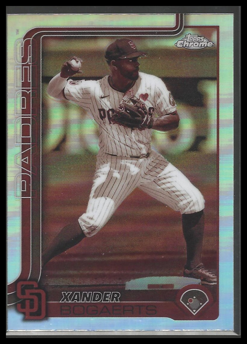 2025 Topps Chrome #229 Xander Bogaerts Sepia Refractors