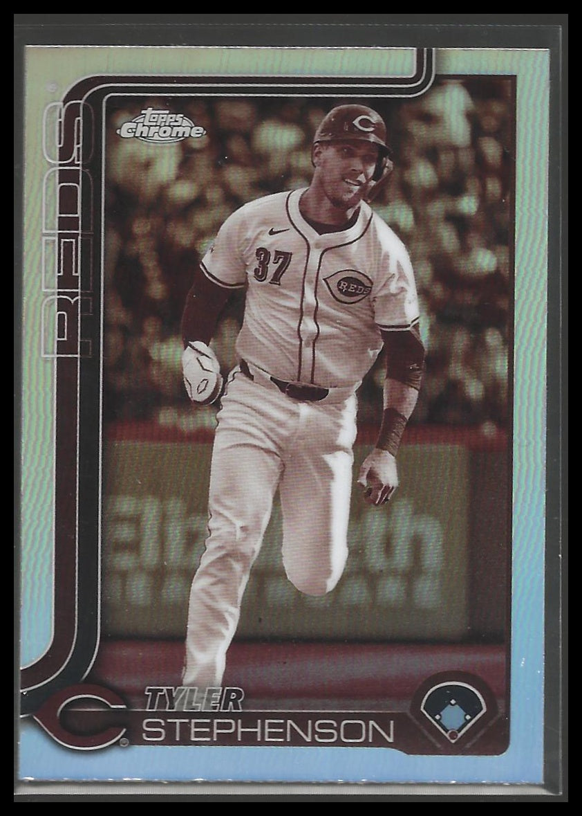 2025 Topps Chrome #112 Tyler Stephenson Sepia Refractors