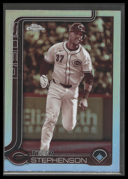 2025 Topps Chrome #112 Tyler Stephenson Sepia Refractors