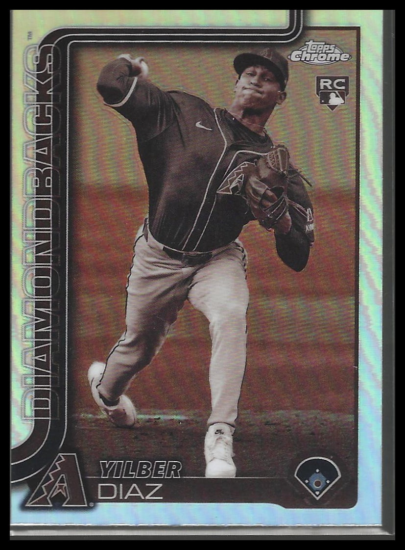 2025 Topps Chrome #8 Yilber Diaz Sepia Refractors