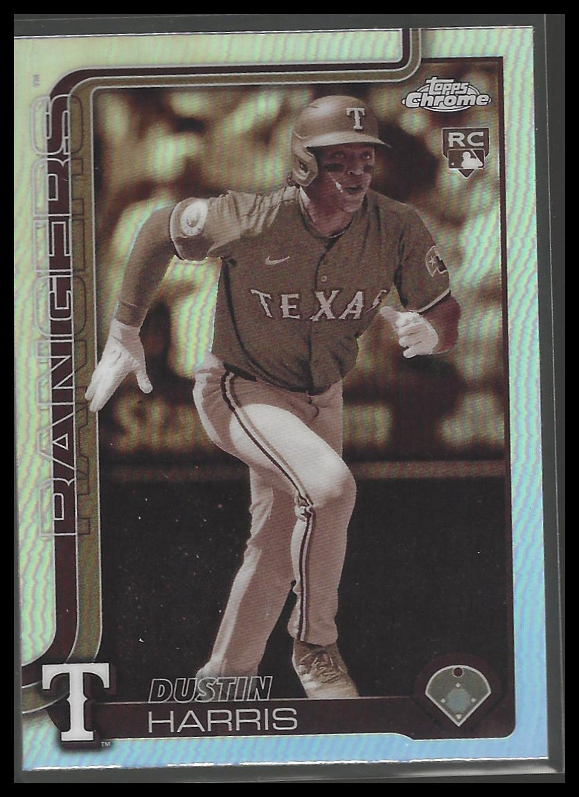 2025 Topps Chrome #131 Dustin Harris Sepia Refractors