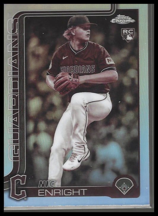 2025 Topps Chrome Update #USC103 Nic Enright Sepia Refractors