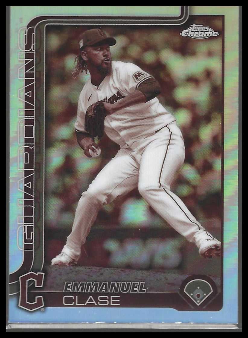 2025 Topps Chrome #135 Emmanuel Clase Sepia Refractors