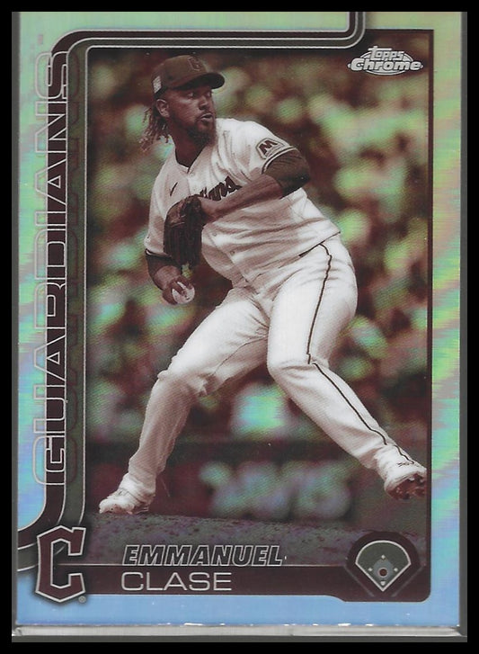 2025 Topps Chrome #135 Emmanuel Clase Sepia Refractors