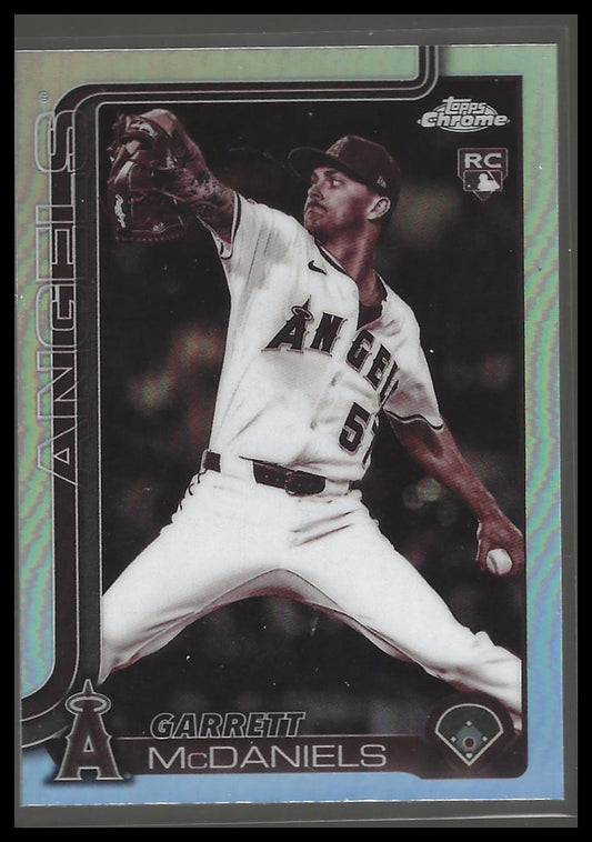2025 Topps Chrome Update #USC20 Garrett McDaniels Sepia Refractors