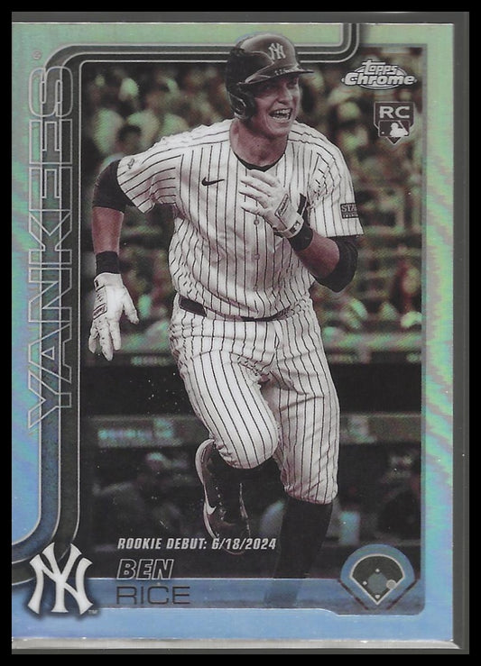 2025 Topps Chrome Update #USC138 Ben Rice Sepia Refractors