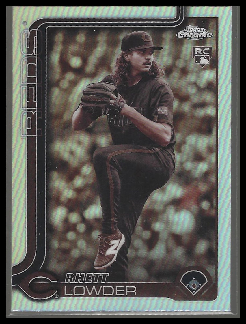 2025 Topps Chrome #147 Rhett Lowder Sepia Refractors