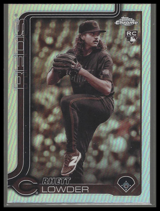 2025 Topps Chrome #147 Rhett Lowder Sepia Refractors