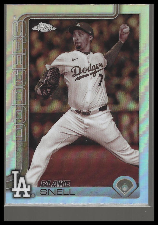 2025 Topps Chrome #175 Blake Snell Sepia Refractors