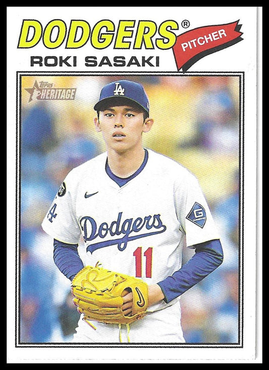2026 Topps Heritage #39 Roki Sasaki