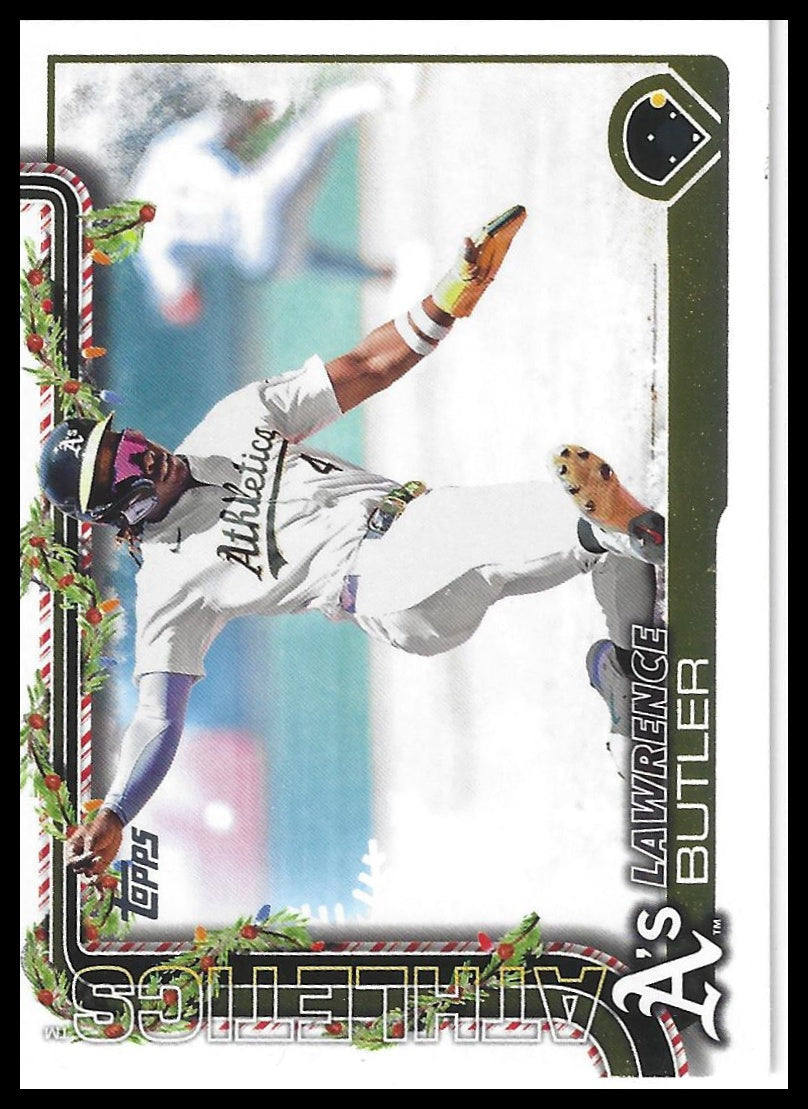 2025 Topps Holiday #H80 Lawrence Butler Christmas Cookie