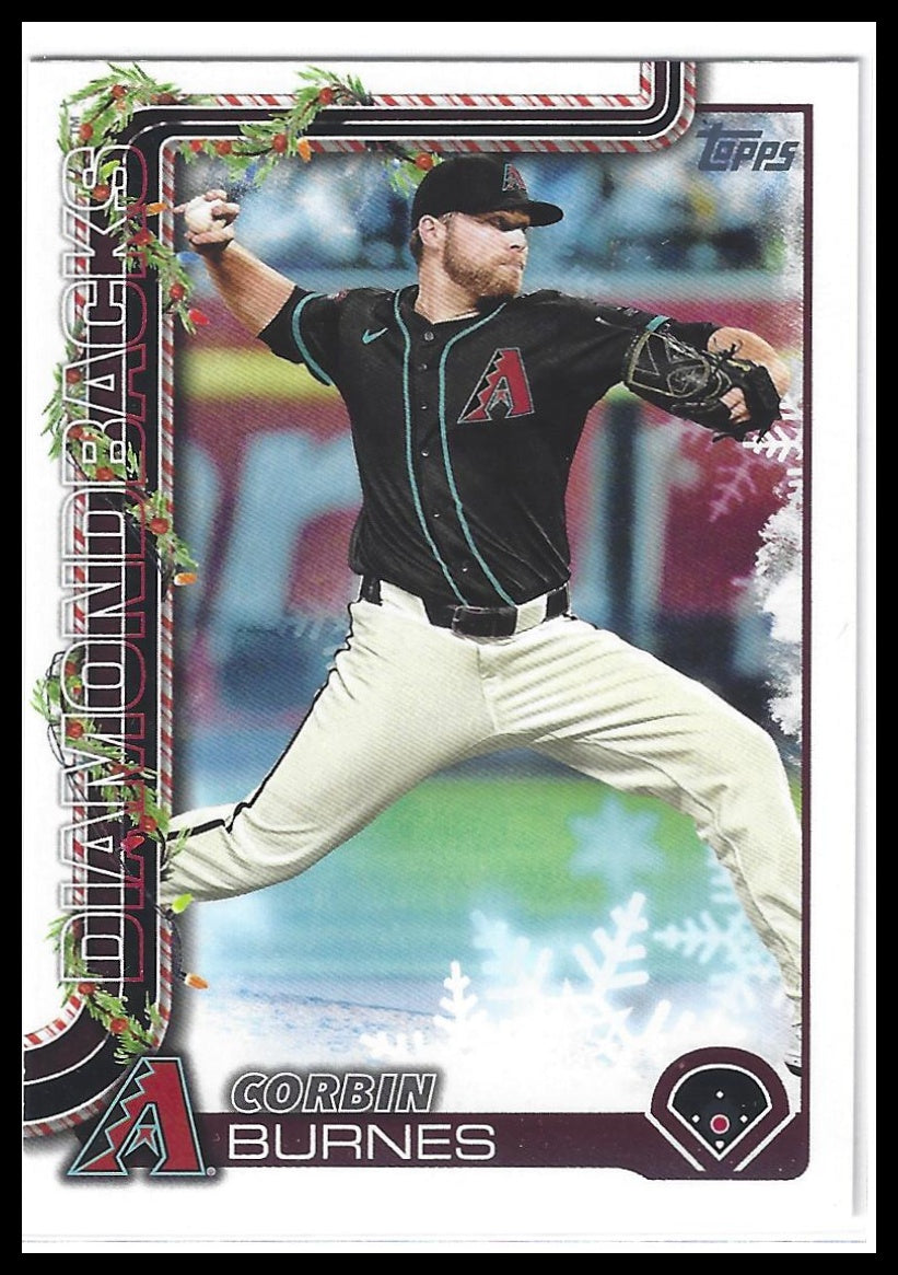 2025 Topps Holiday #H185 Corbin Burnes Christmas Cookie