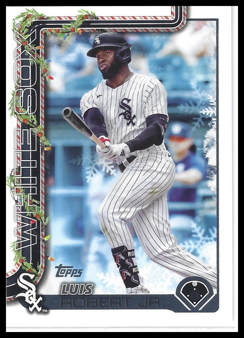 2025 Topps Holiday #H117 Luis Robert Jr. Christmas Cookie