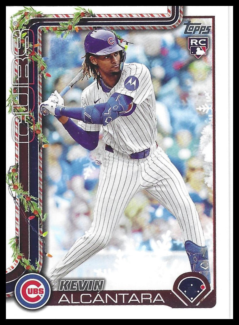 2025 Topps Holiday #H109 Kevin Alcántara Christmas Cookie