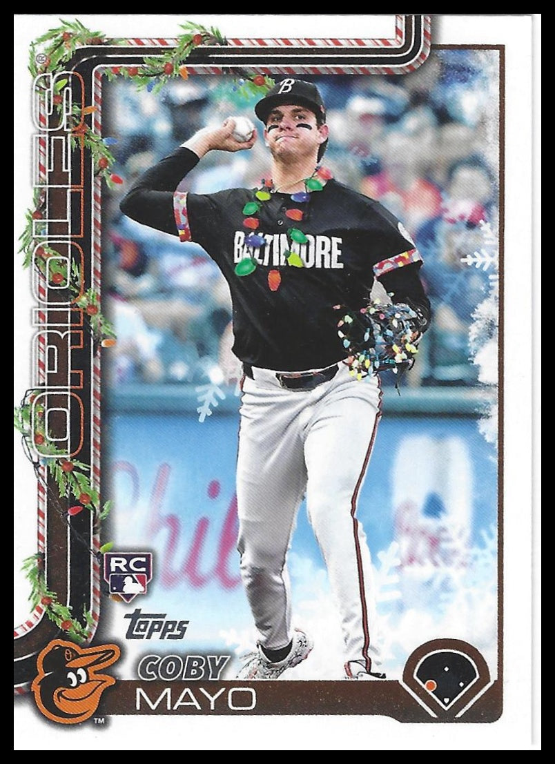 2025 Topps Holiday #H118b Coby Mayo