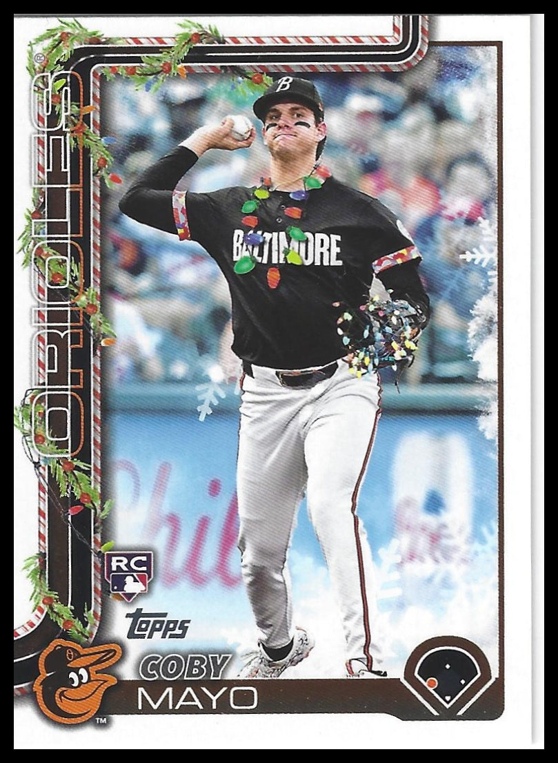 2025 Topps Holiday #H118b Coby Mayo
