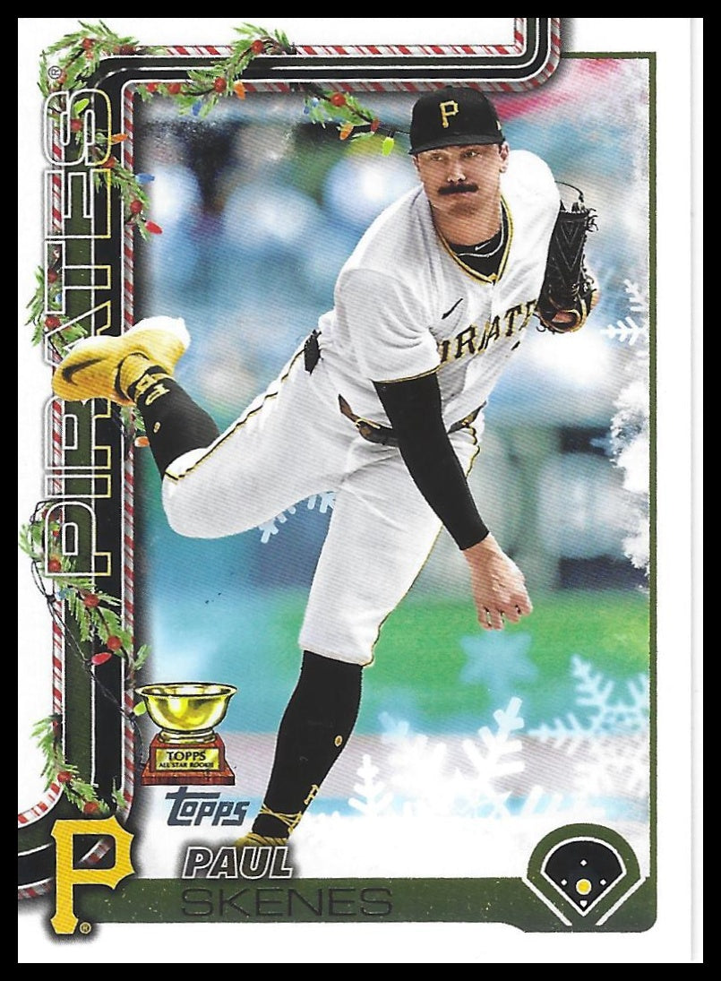 2025 Topps Holiday #H70 Paul Skenes Christmas Cookie