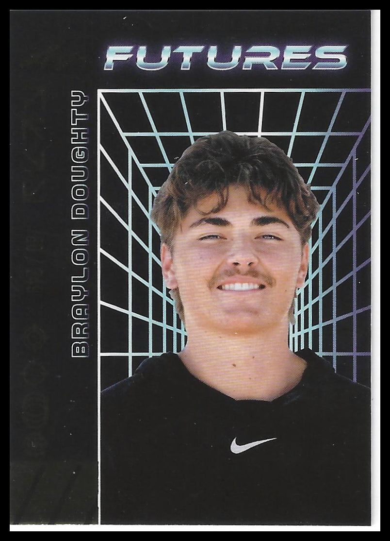 2024 Leaf Futures #18 Braylon Doughty Gold #/249