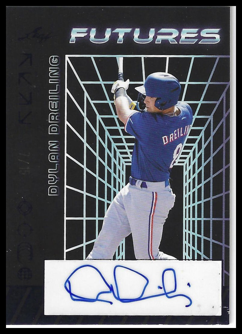 2024 Leaf Futures #A-DD2 Dylan Dreiling Autographs Platinum #/15
