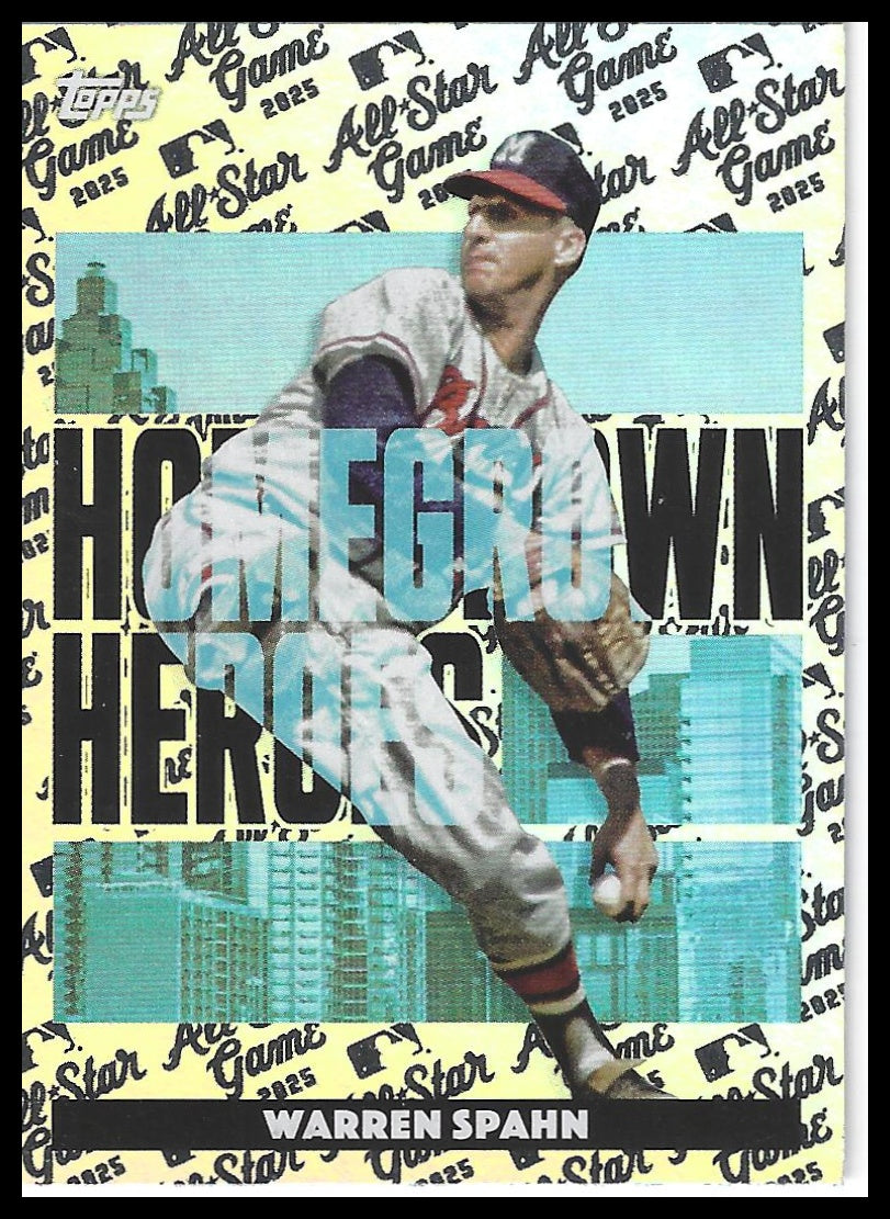2025 Topps All-Star Game #HH-22 Warren Spahn Homegrown Heroes
