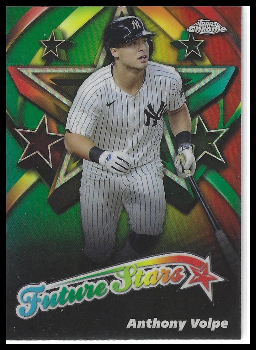 2025 Topps Chrome #FS-15 Anthony Volpe Future Stars