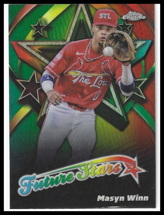 2025 Topps Chrome #FS-14 Masyn Winn Future Stars