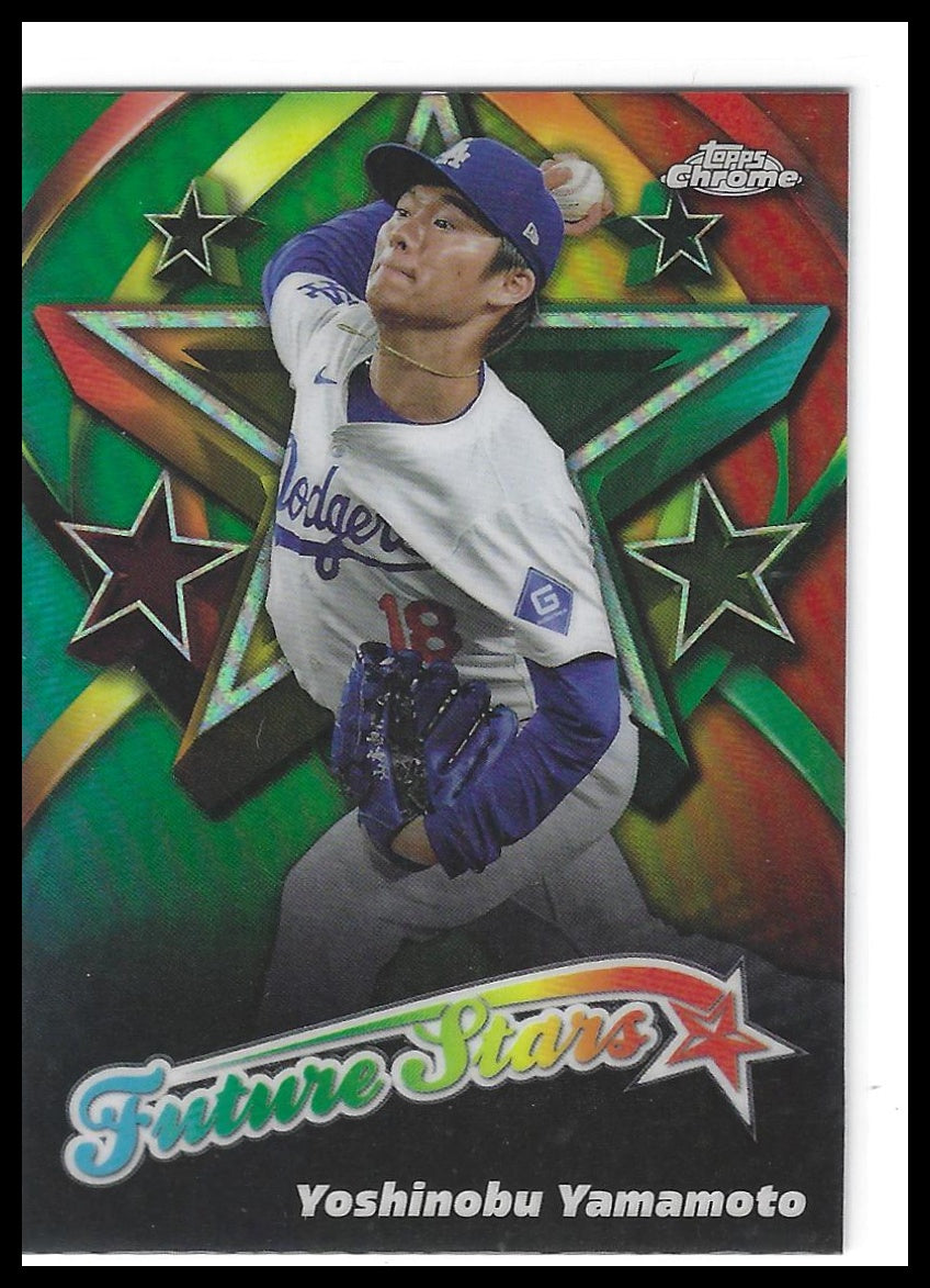 2025 Topps Chrome #FS-6 Yoshinobu Yamamoto Future Stars