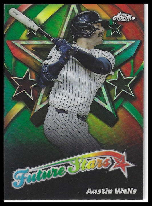 2025 Topps Chrome #FS-9 Austin Wells Future Stars