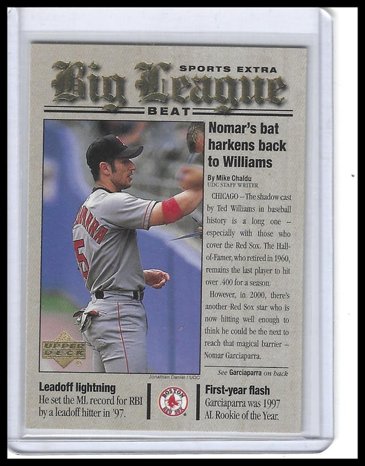 2001 Upper Deck #BB2 Nomar Garciaparra Big League Beat