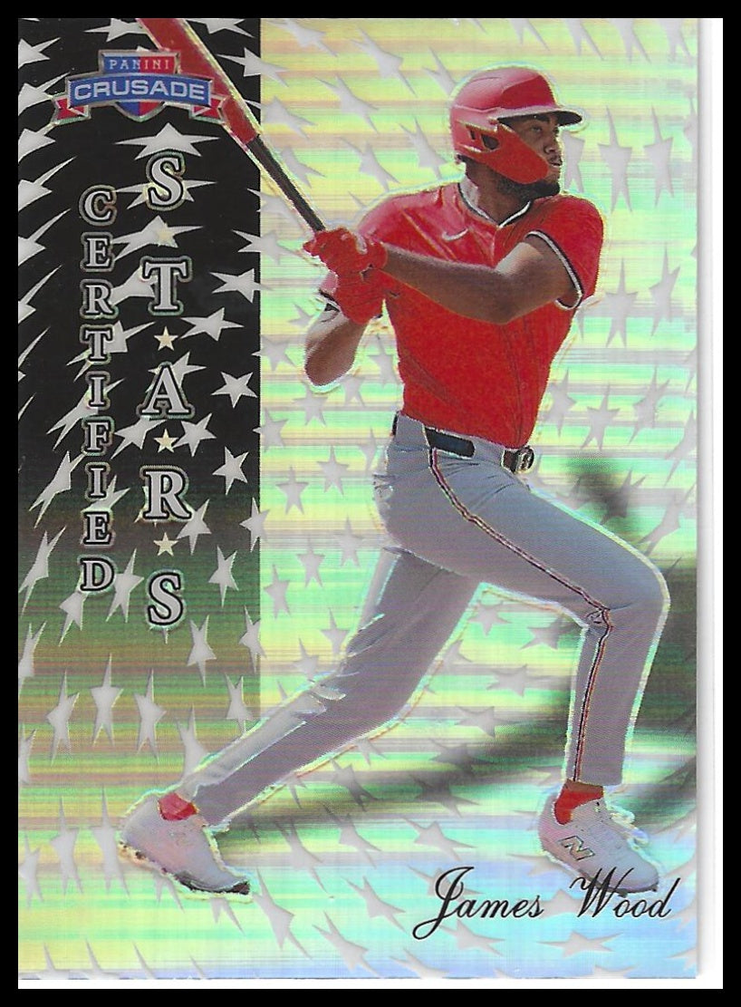 2025 Panini Crusade #8 James Wood Certified Stars