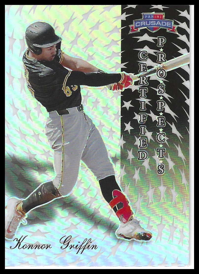 2025 Panini Crusade #28 Konnor Griffin Certified Prospects