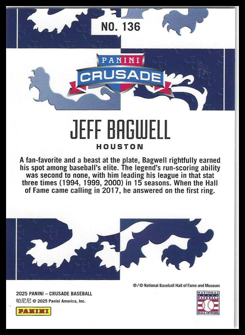 2025 Panini Crusade #136 Jeff Bagwell Blue #/199