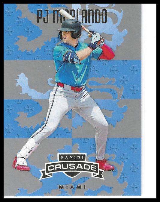 2025 Panini Crusade #2 PJ Morlando Silver