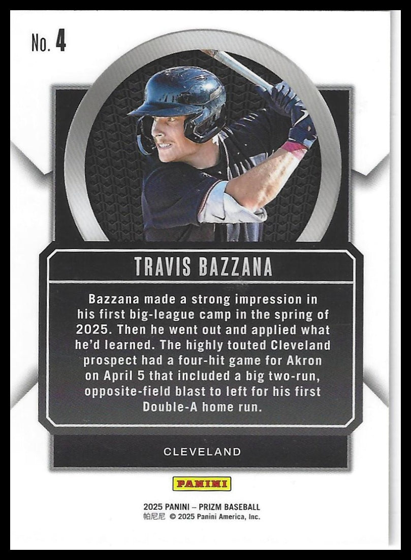2025 Panini Prizm #4 Travis Bazzana Talisman