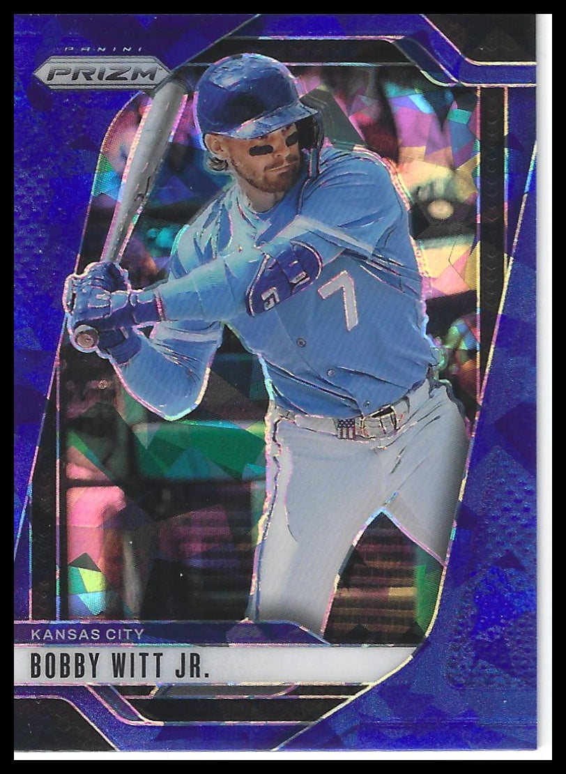 2025 Panini Prizm #160 Bobby Witt Jr. Blue Ice Prizms