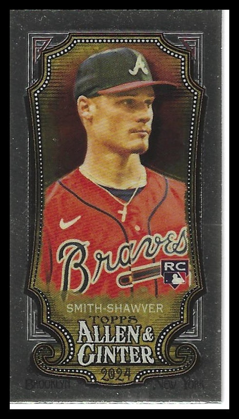 2024 Topps Allen & Ginter #27 AJ Smith-Shawver Mini Chrome