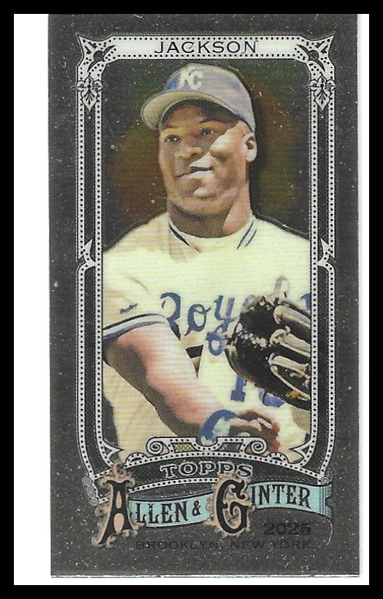 2025 Topps Allen & Ginter #18 Bo Jackson Chrome Mini