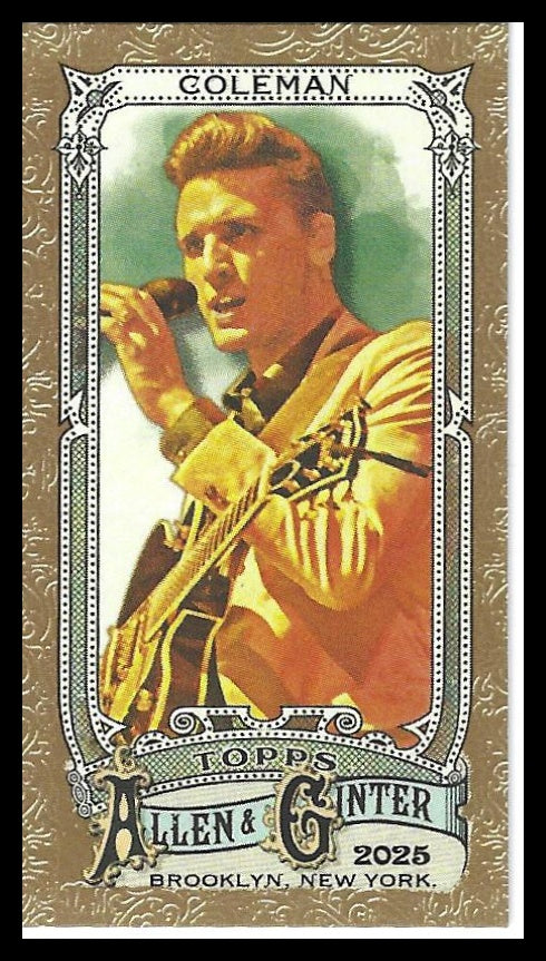 2025 Topps Allen & Ginter #253 Brandon Coleman Mini Gold Border