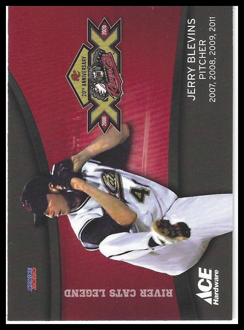 2020 Choice Sacramento River Cats Legends #03 Jerry Blevins