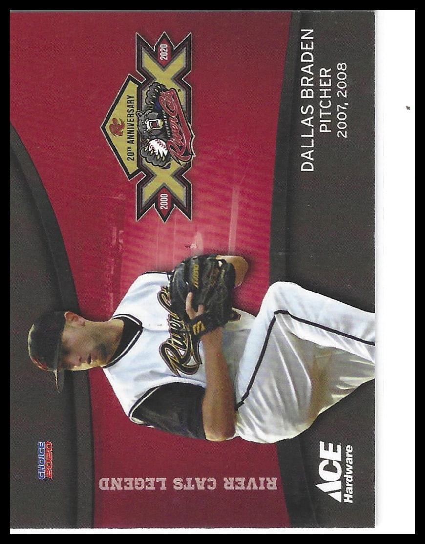 2020 Choice Sacramento River Cats Legends #04 Dallas Braden