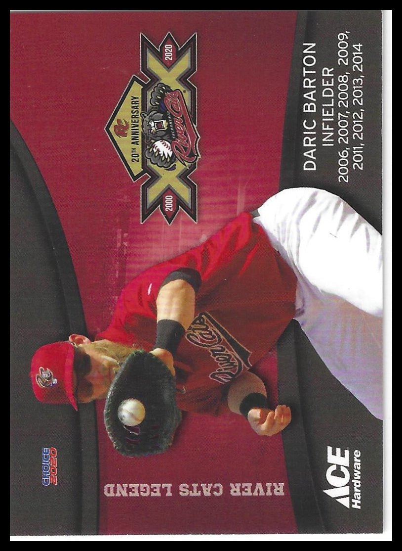 2020 Choice Sacramento River Cats Legends #01 Daric Barton